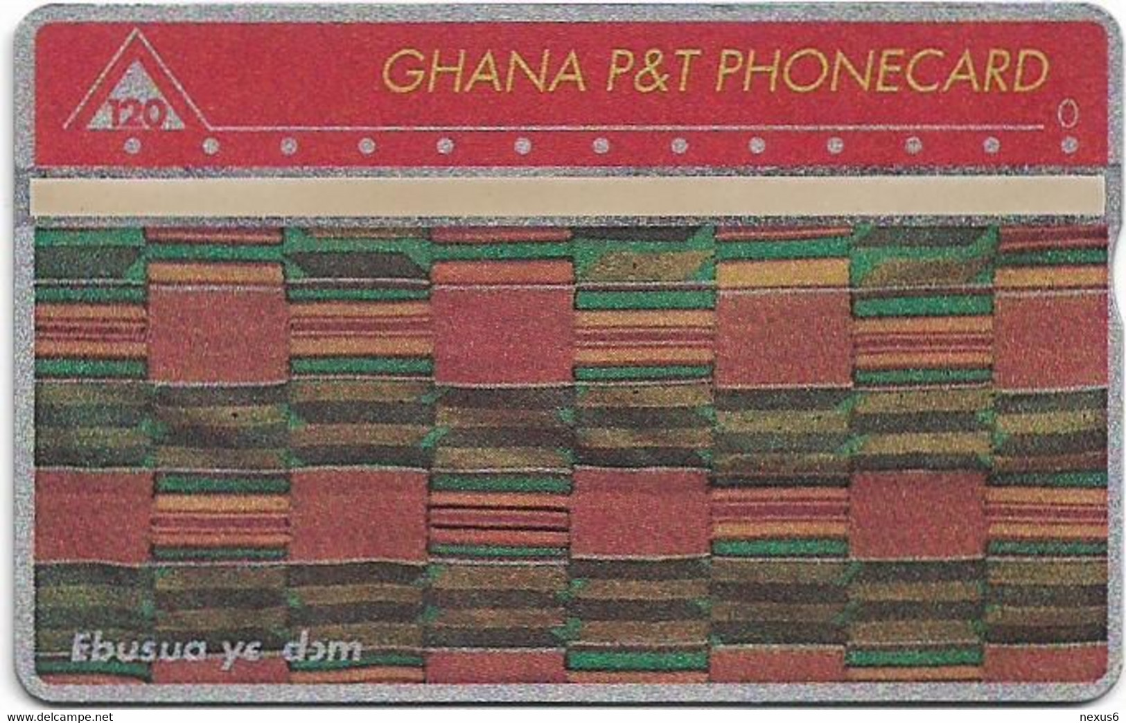 Ghana - P&T - L&G - Ebusua Ye Dom - 120U, No Cn. Dummy - Ghana