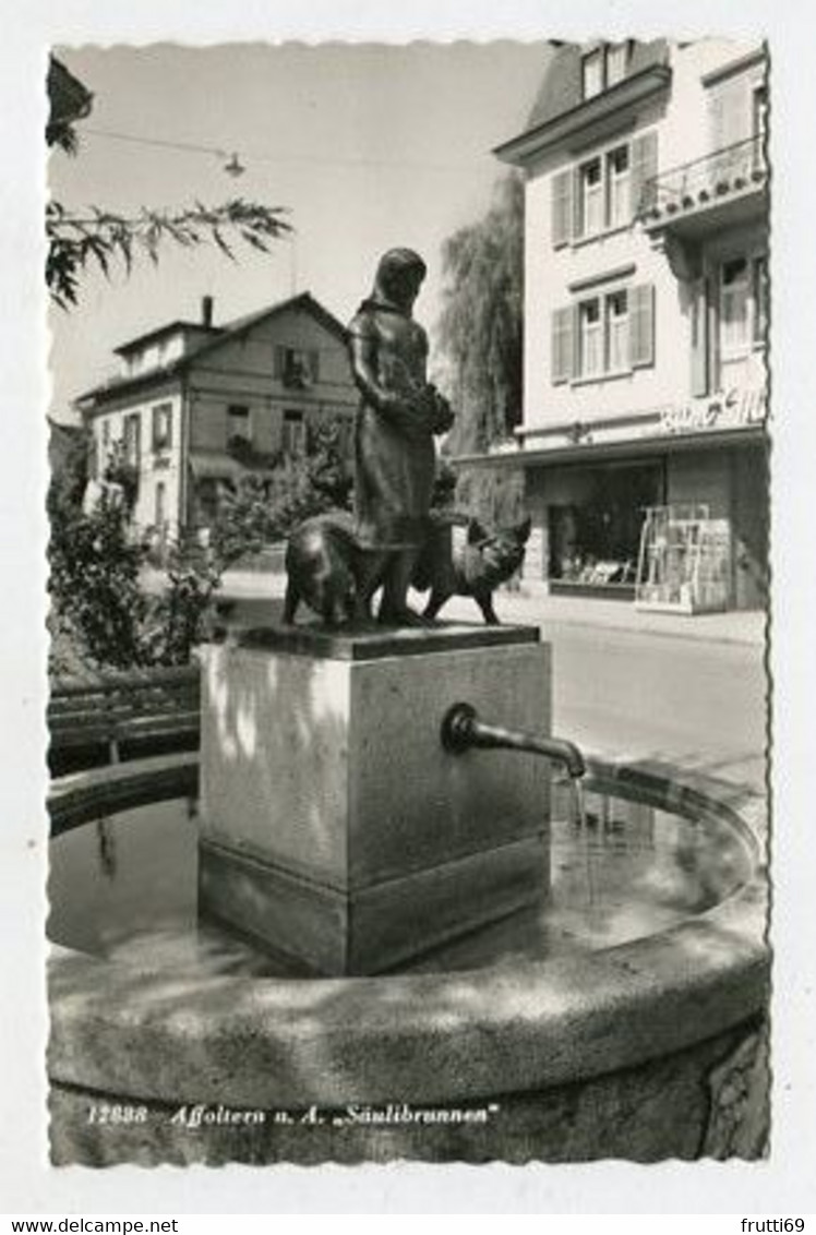 AK 120735 SWITZERLAND - Affoltern A. A. - Säulibrunnen - Affoltern