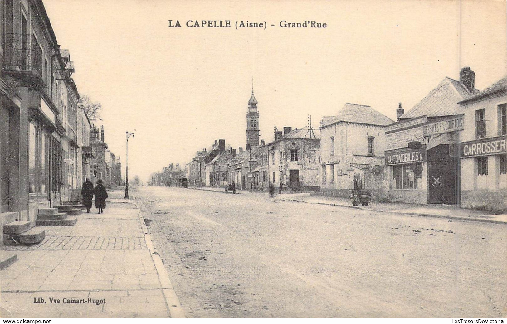 FRANCE - 02 - La Capelle - Grand-Rue - Editeur : Camart-Hugot - Carte Postale Ancienne - Sonstige & Ohne Zuordnung