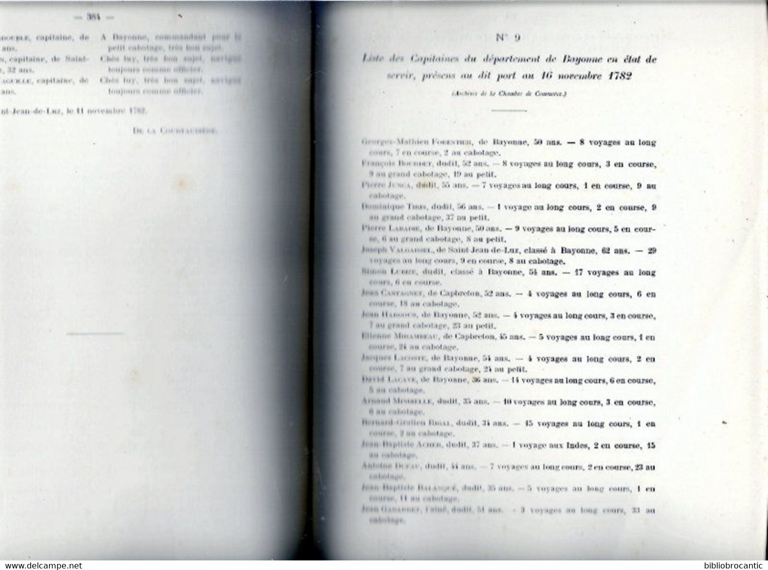 HISTOIRE MARITIME DE BAYONNE < * CORSAIRES SOUS L'ANCIEN REGIME * Par Edouard DUCERE/ E.O.1895