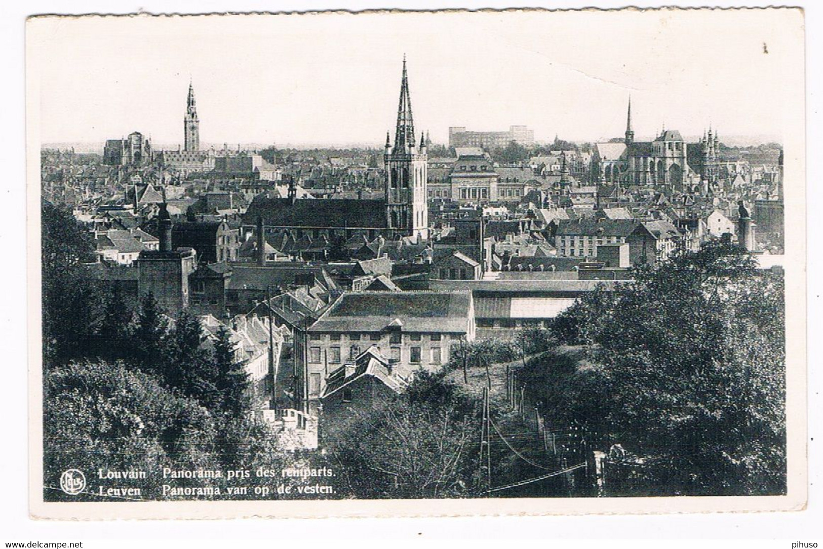 B-9420  LOUVAIN : Panorama Pris Des Remparts - Leuven