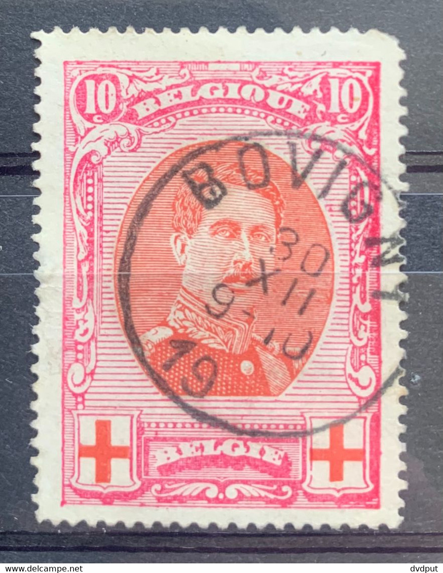 België, 1915, Nr 133, Met Noodstempel BOVIGNY - 1914-1915 Croix-Rouge