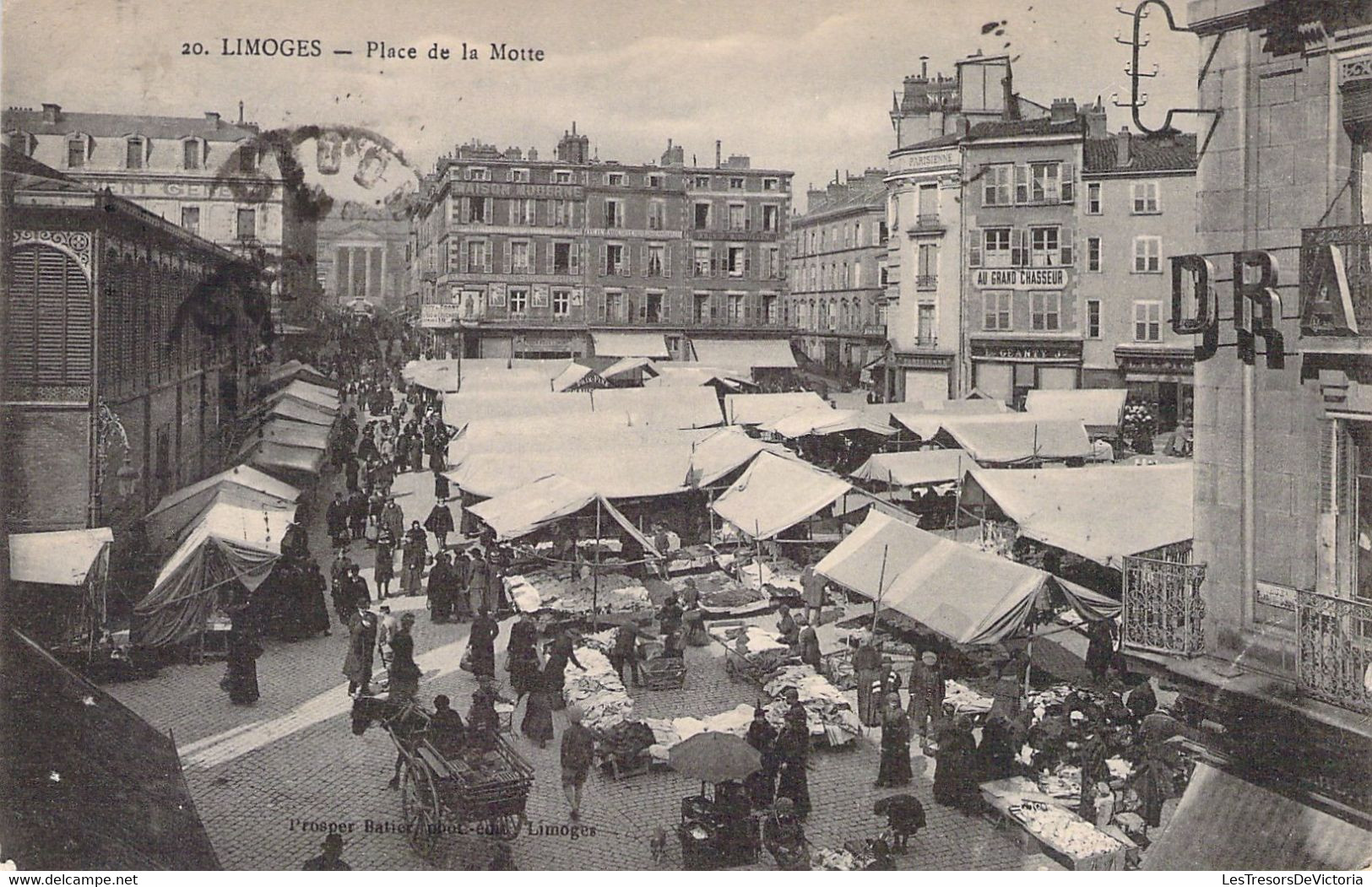 MARCHES - LIMOGES - Place De La Motte - Marché - Carte Postale Ancienne - Marktplaatsen