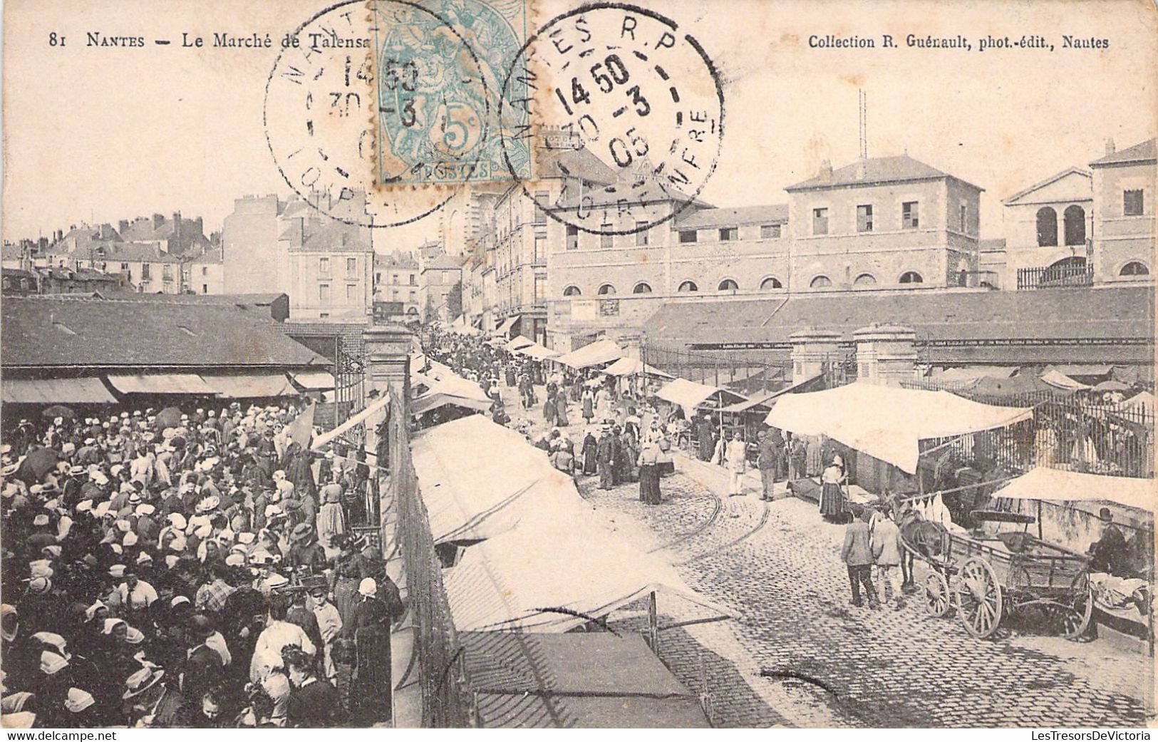 MARCHES - NANTES - Le Marché De Talensard - Carte Postale Ancienne - Mercati