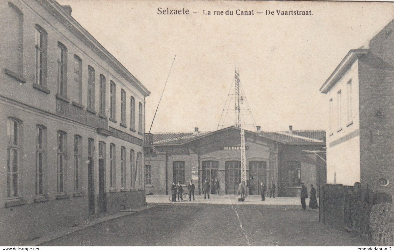 Zelzate - Selzaete - La Rue Du Canal - De Vaartstraat - Station - Zelzate