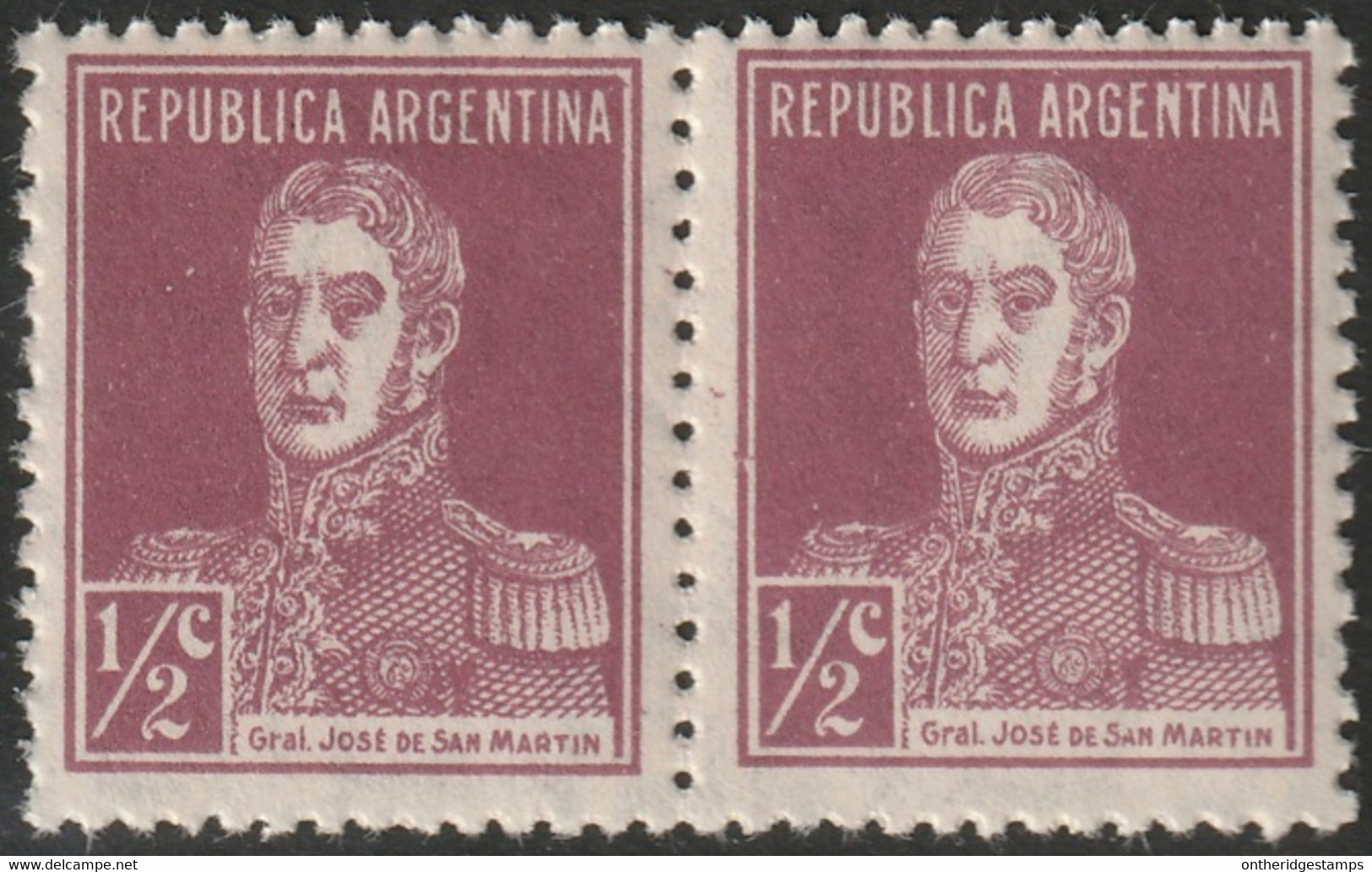 Argentina 1923 Sc 340  Pair MNH** - Neufs