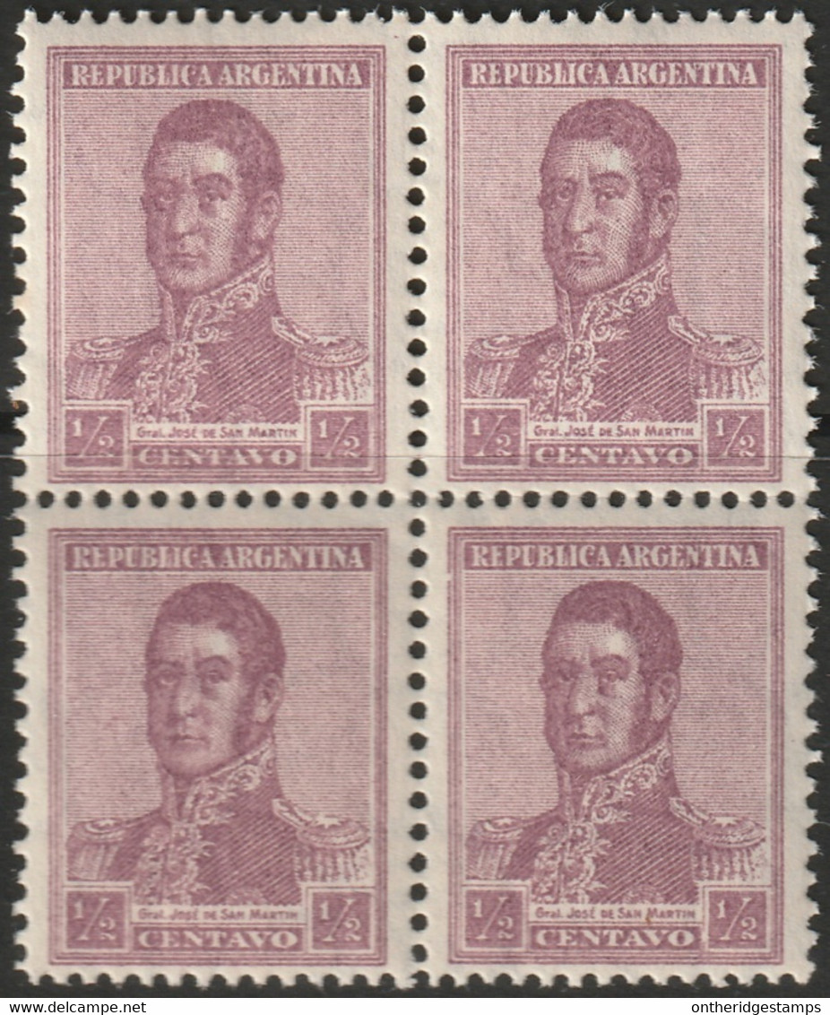 Argentina 1922 Sc 304B  Block MNH** - Ongebruikt