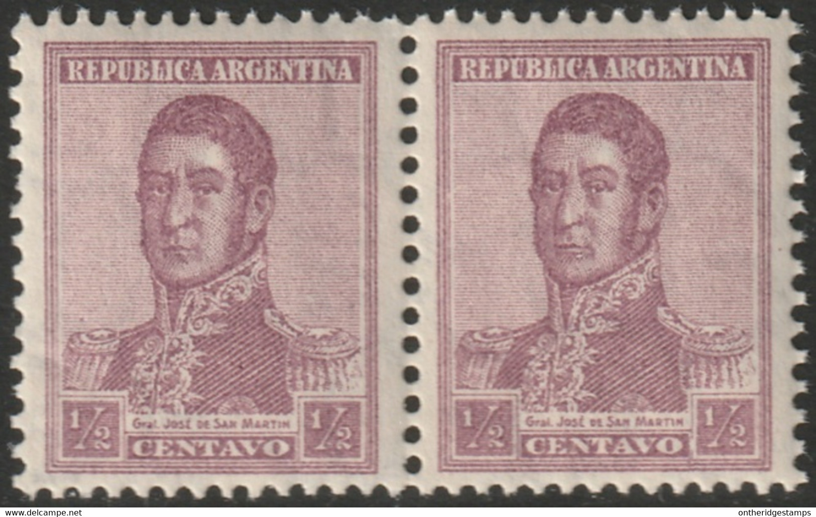 Argentina 1922 Sc 304B  Pair MNH** - Nuovi