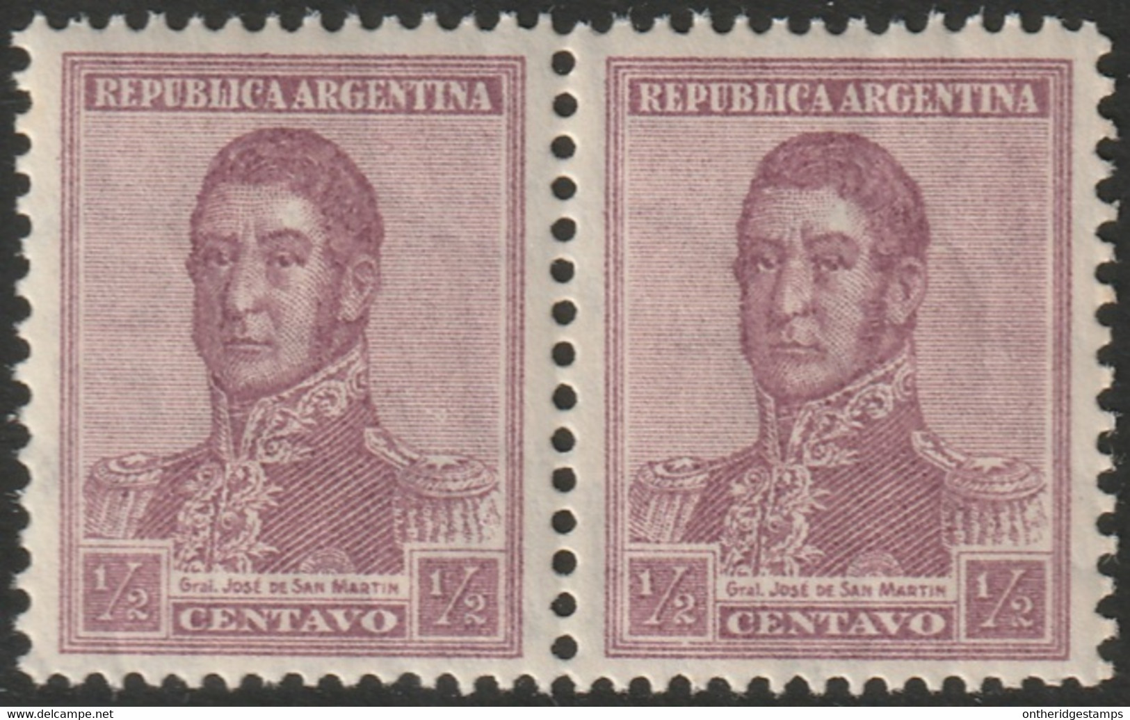 Argentina 1922 Sc 304B  Pair MNH** - Ungebraucht