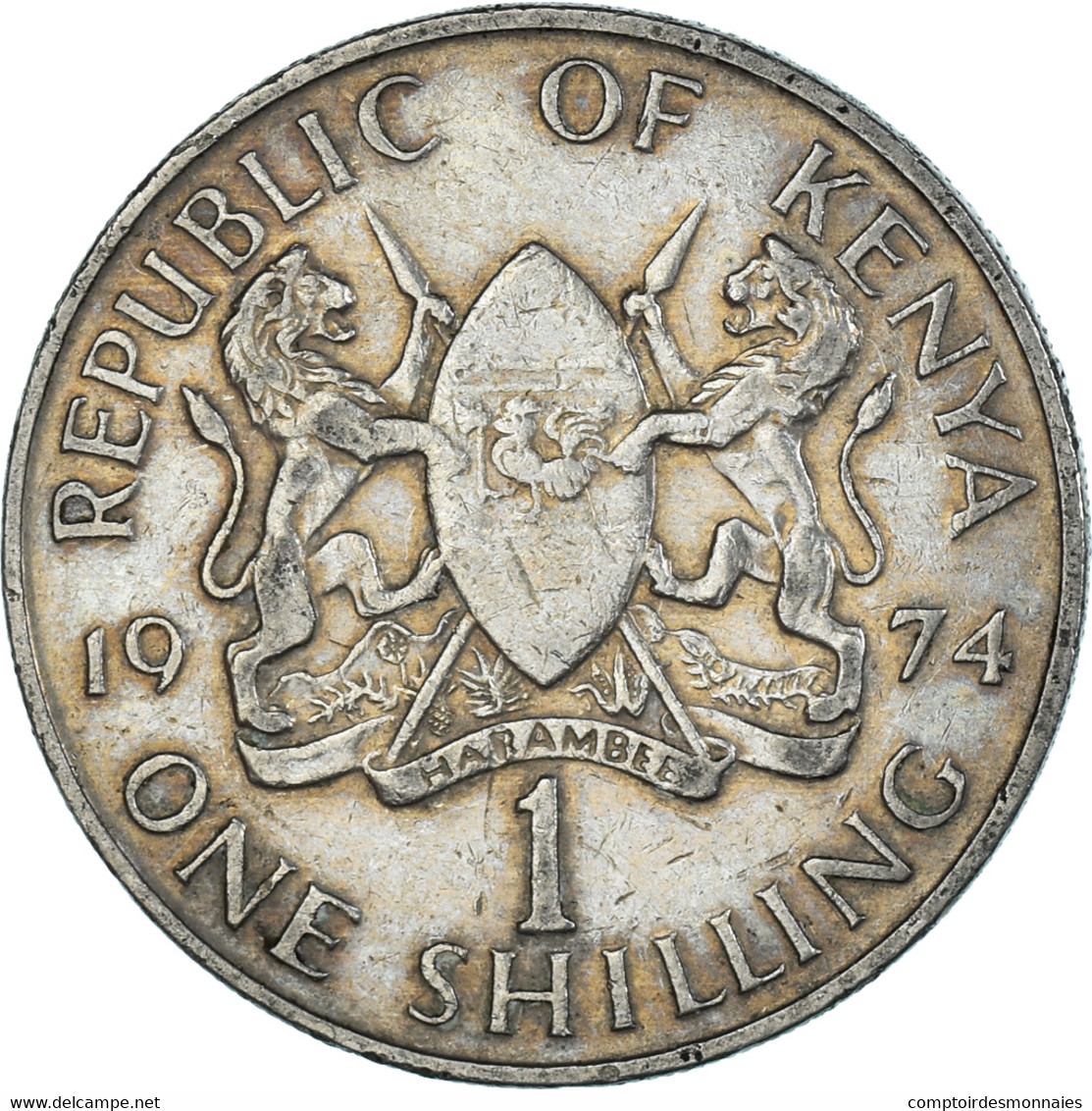 Monnaie, Kenya, Shilling, 1974 - Kenya