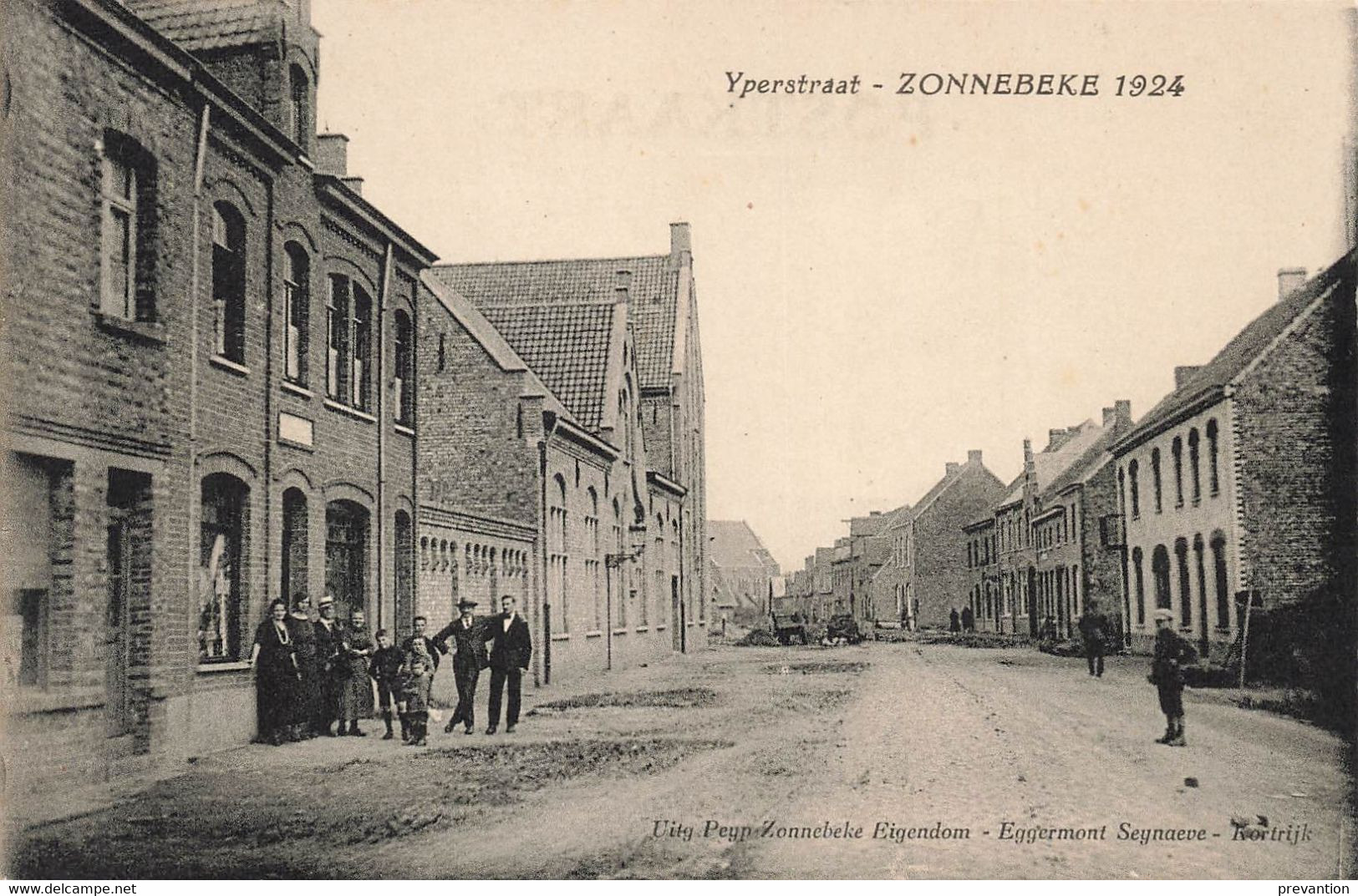Yperstraat - ZONNEBEKE 1924 - Zonnebeke