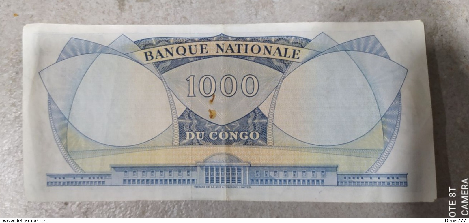 Billet, Banque Nationale Du Congo, 1000 Francs, 1964, - República Del Congo (Congo Brazzaville)