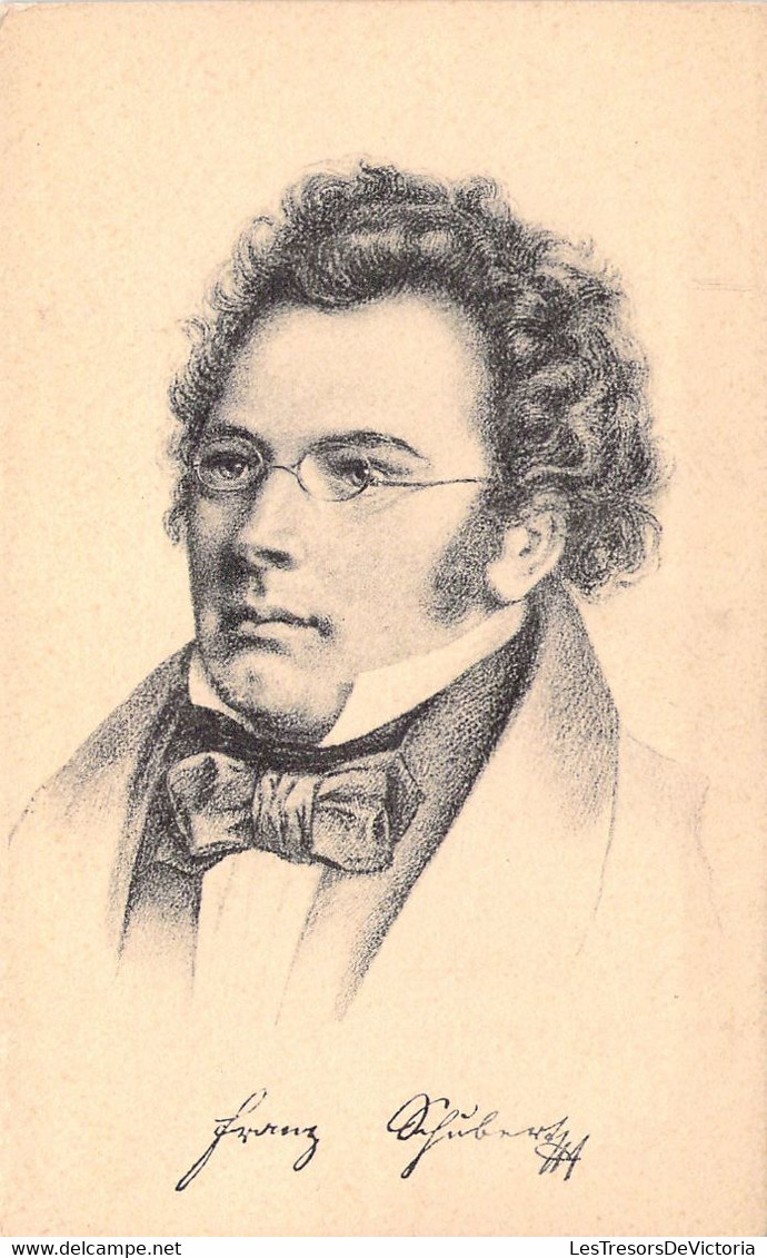 MUSIQUE - Compositeur - Franz Peter Schubert - Carte Postale Ancienne - Music And Musicians