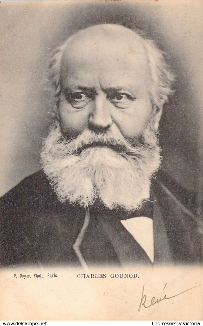 MUSIQUE - Compositeur - Charles GOUNOD - Carte Postale Ancienne - Music And Musicians