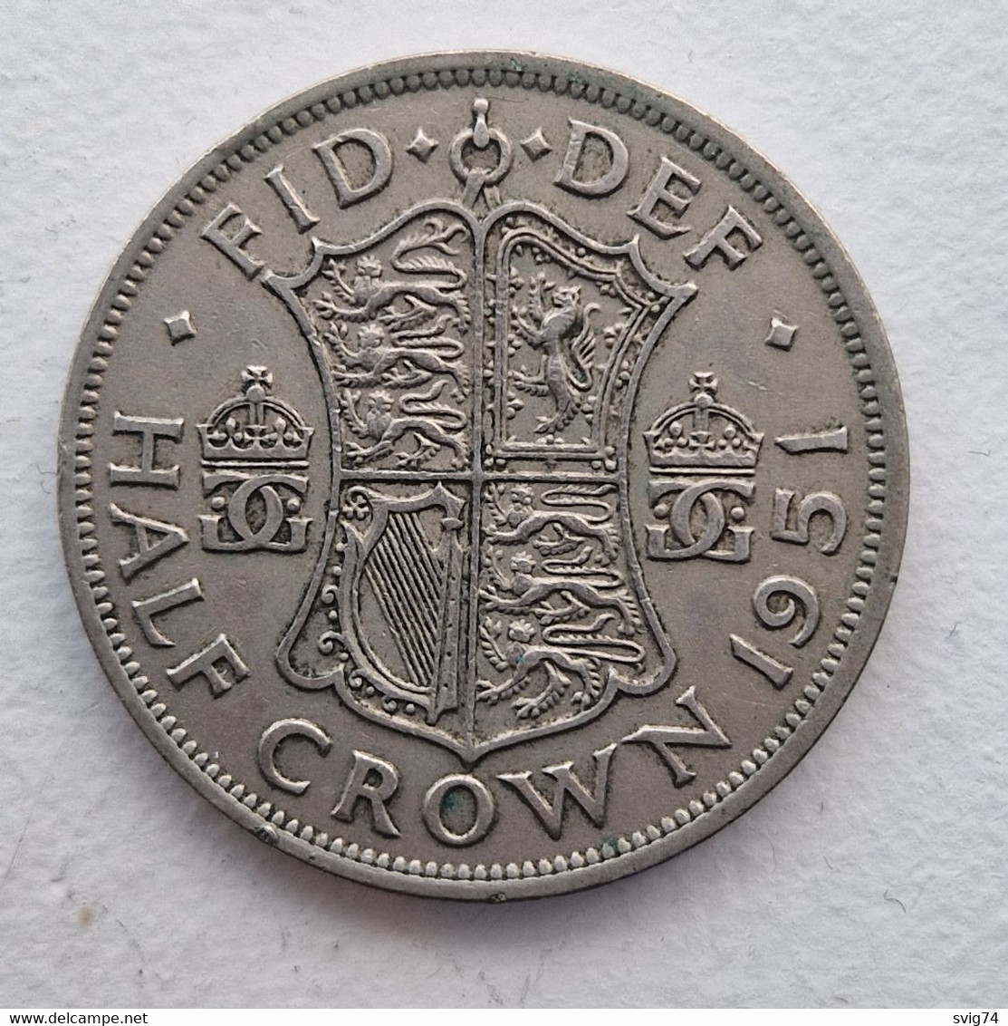 Great Britain - ½ Crown - George VI  - 1951 - K. 1/2 Crown