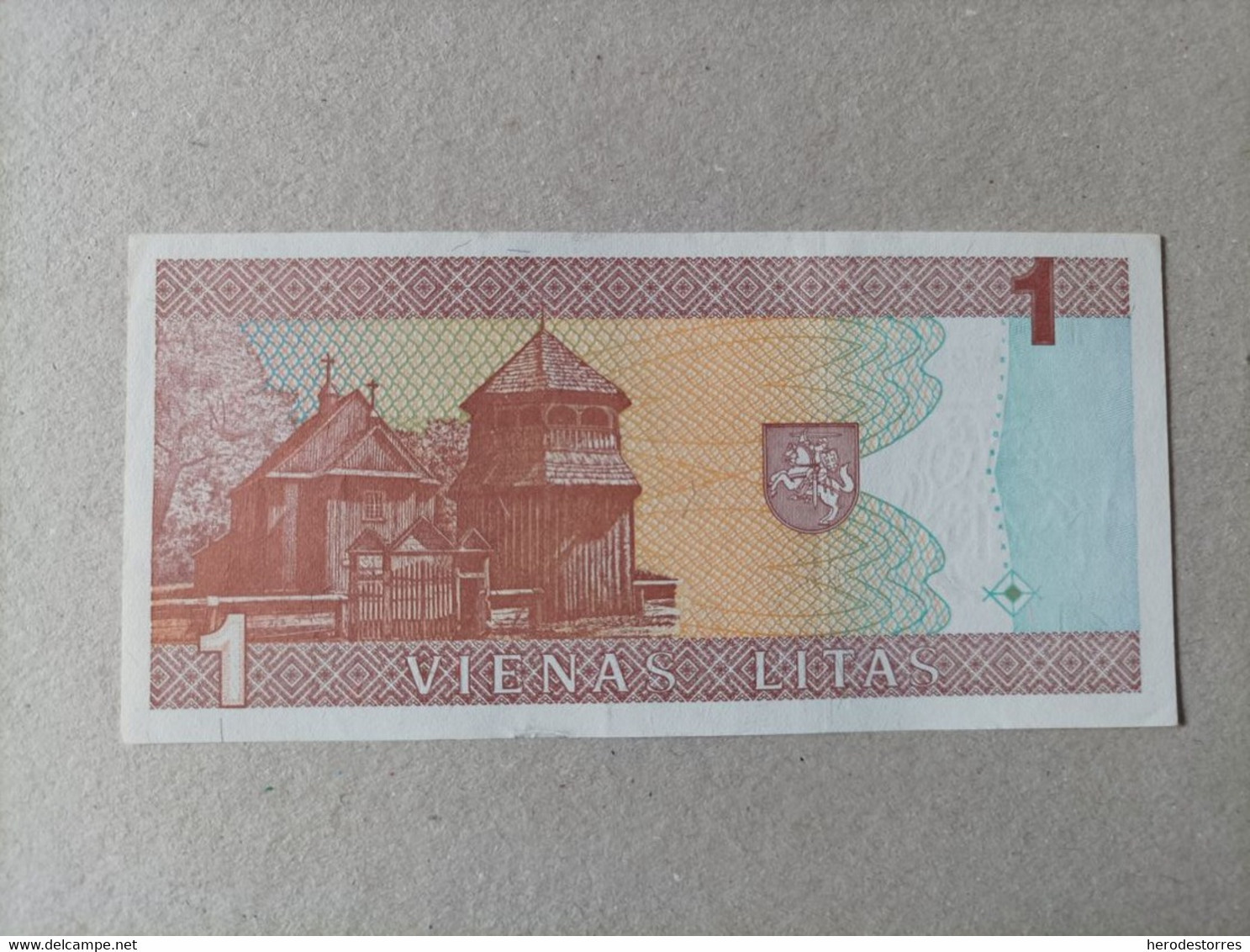 Billete De Lituania De 1 Litas, Año 1994, UNC - Lituanie