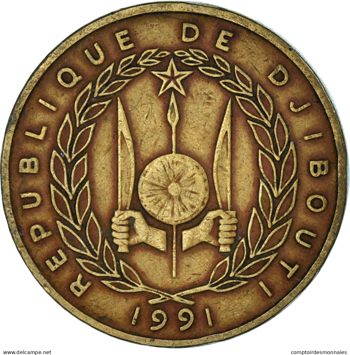 Monnaie, Djibouti, 500 Francs, 1991 - Djibouti