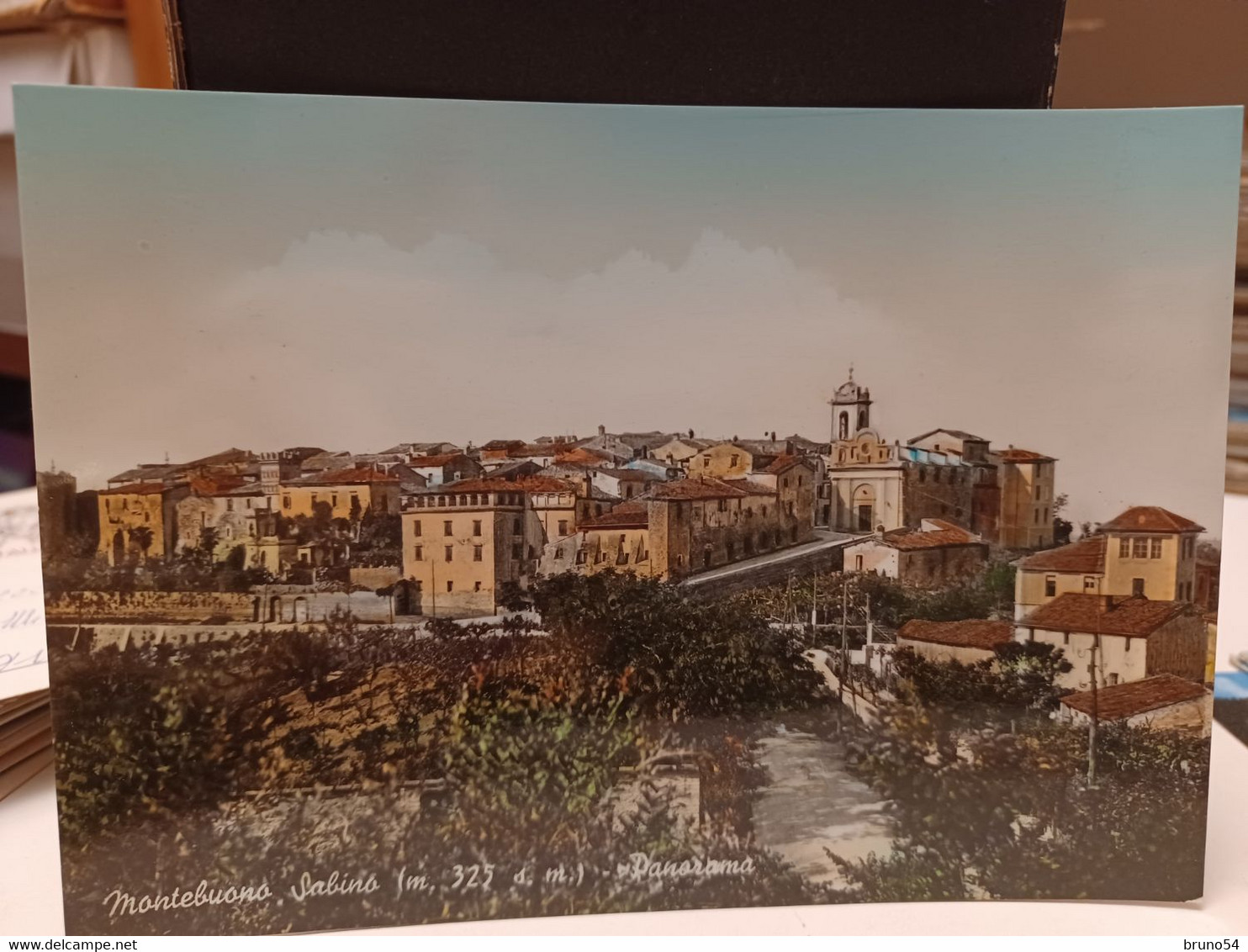 Cartolina Montebuono Sabino Provincia Rieti ,panorama 1961 - Rieti