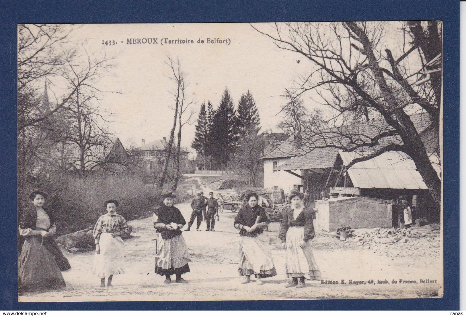 CPA [90] Territoire De Belfort > Voir Dos MEROUX - Otros & Sin Clasificación