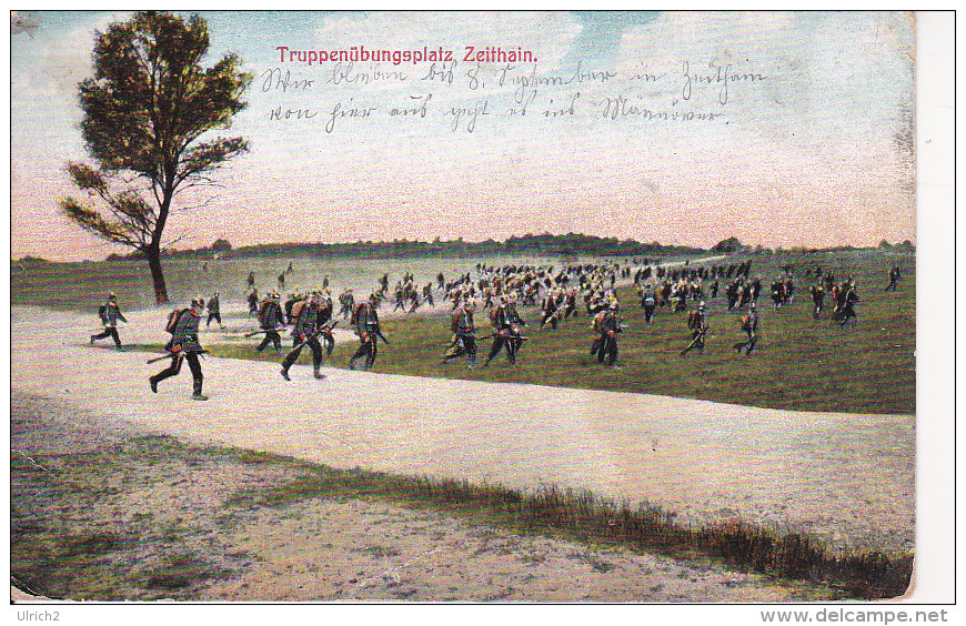 AK Truppenübungsplatz Zeithain - 1909 (25376) - Zeithain