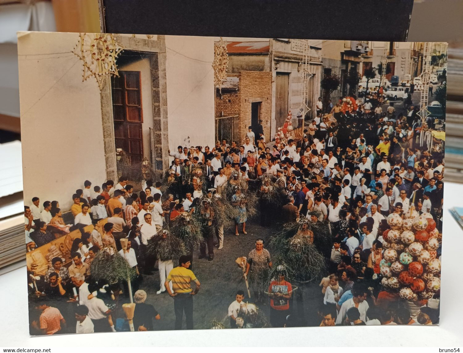 Cartolina Palmi  Prov Reggio Calabria,festa Di S.Rocco Gli Spinati Devoti Che Indossano Una Cappa Di Spine,1972 - Reggio Calabria