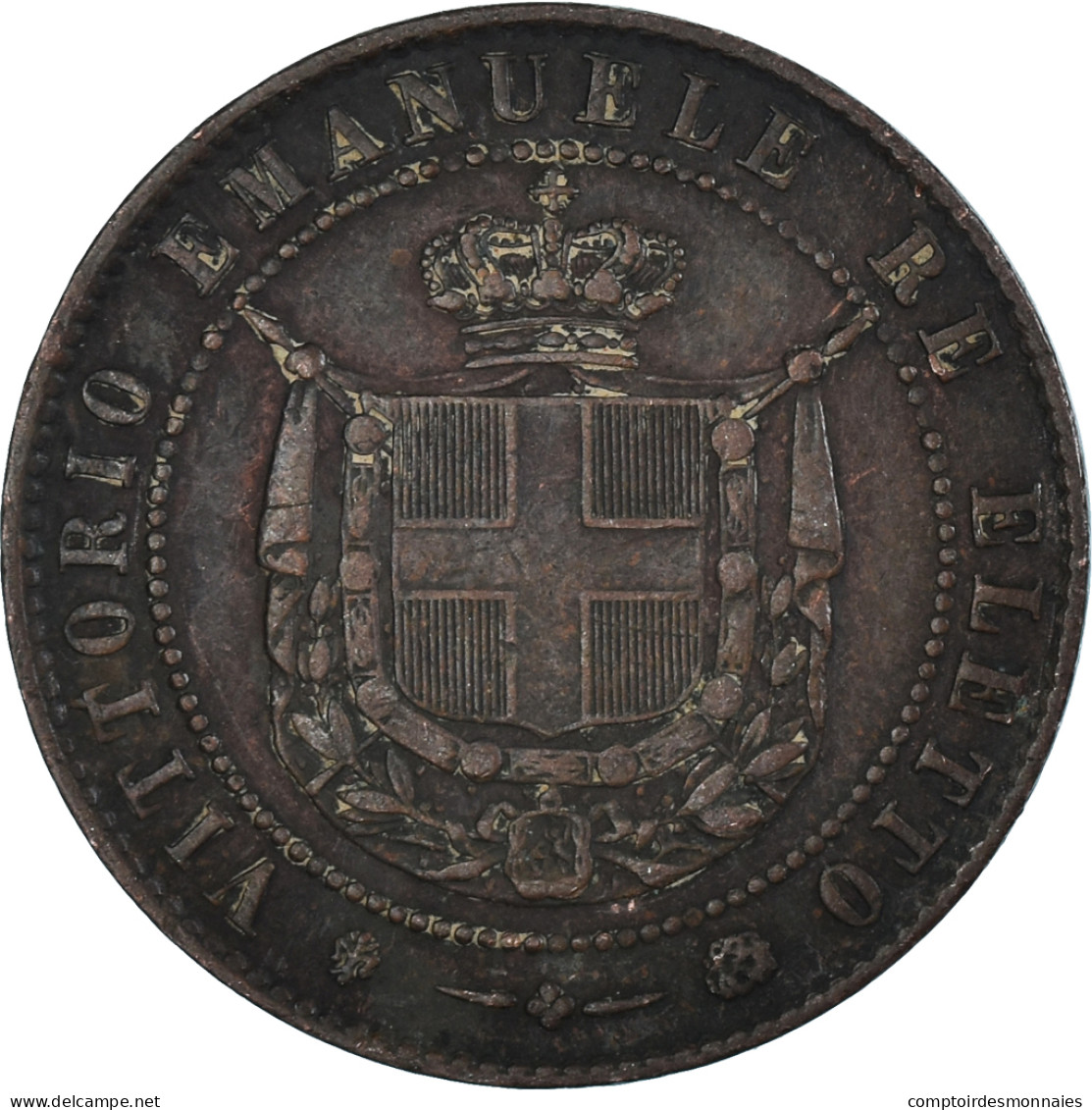 Monnaie, États Italiens, 5 Centesimi, 1859 - Toscana