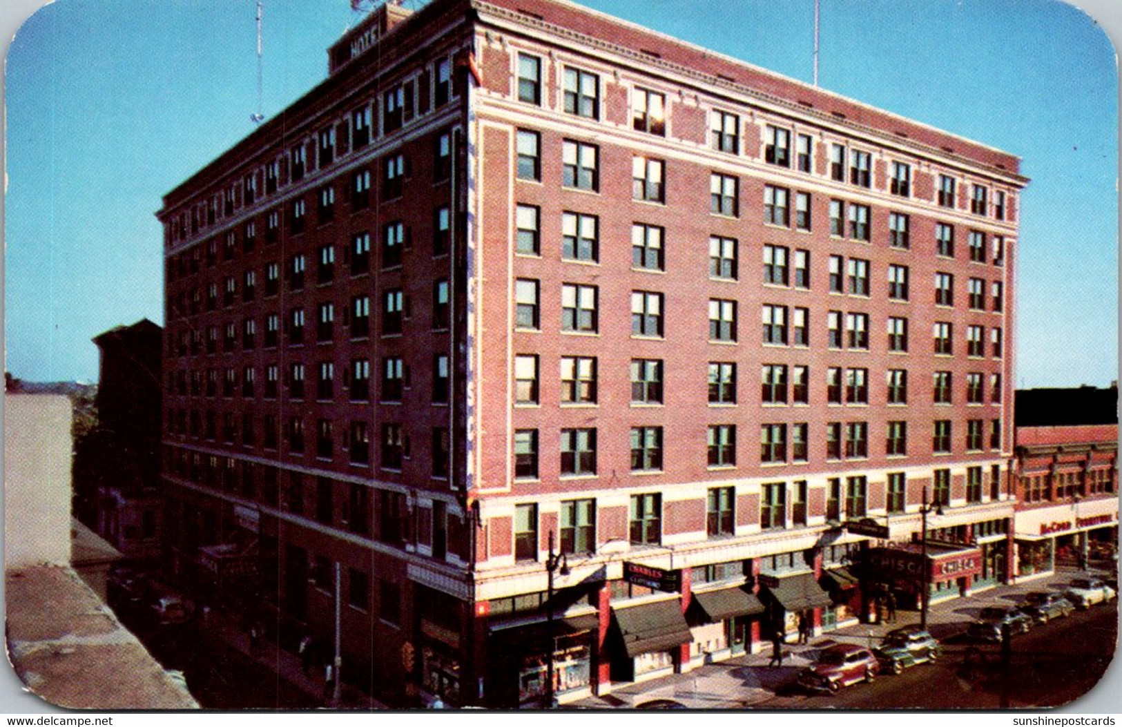 Tennessee Memphis Hotel Chisca Main Street And Linden Avenue - Memphis