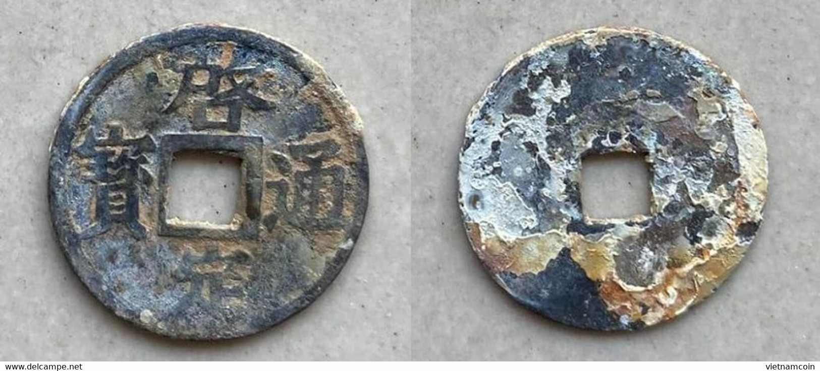 Ancient Annam Coin  Khai Dinh Thong Bao 1916-1925 - Vietnam