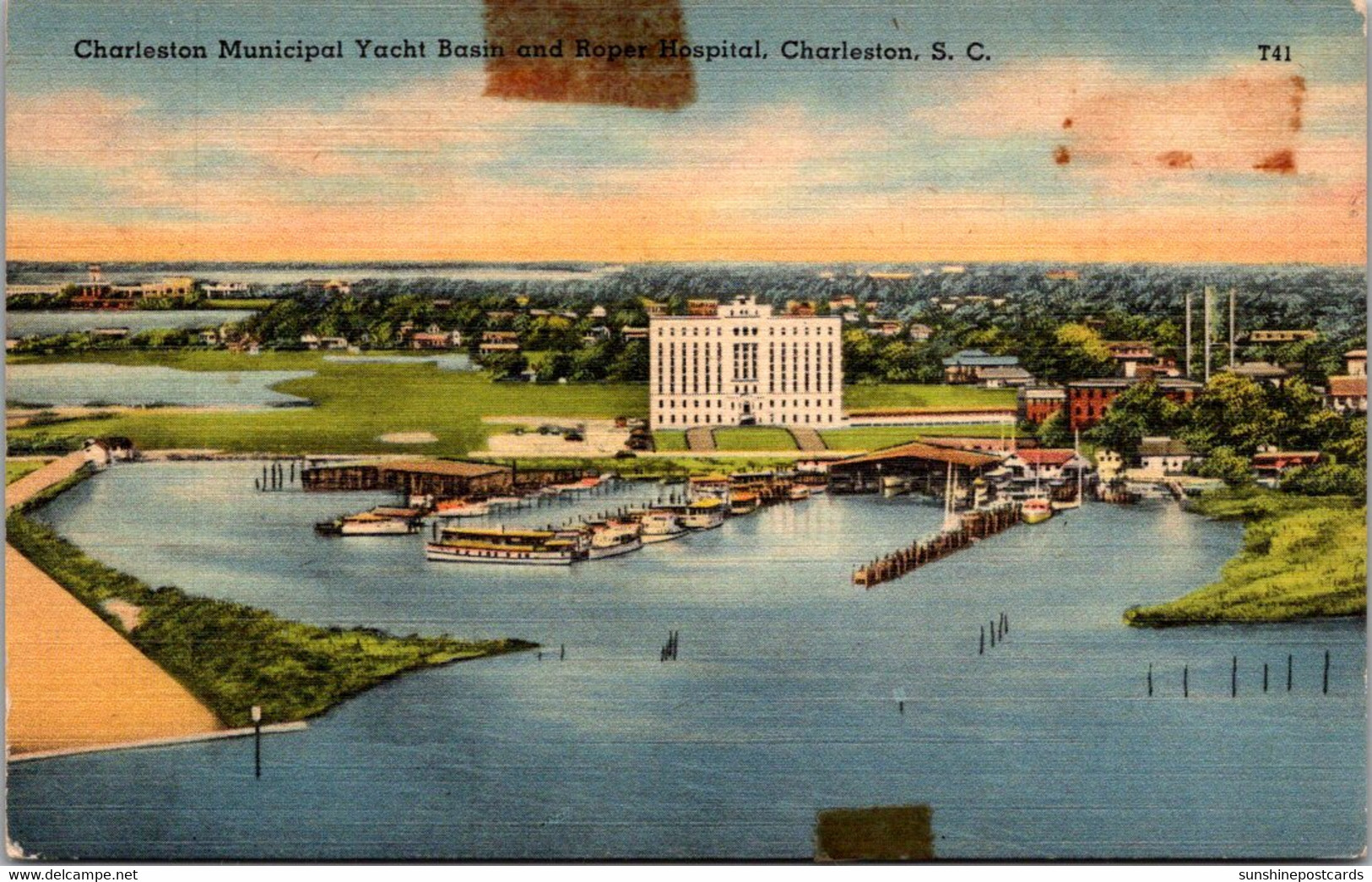 South Carolina Charleston Municipal Yacht Basin And Roper Hospital - Charleston