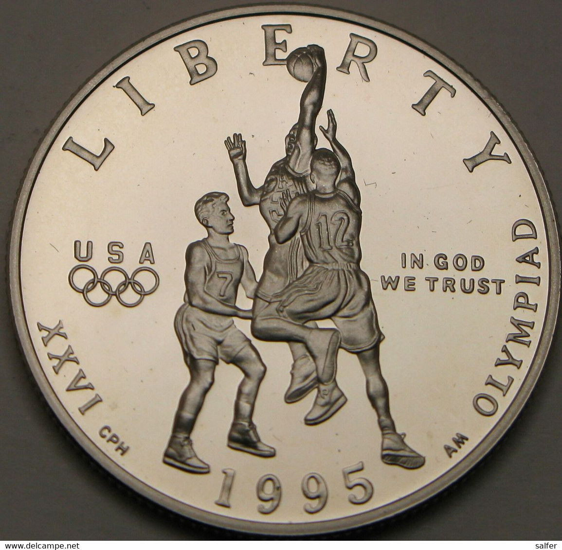 USA  1995  Olimpiadi Di Atlanta  1/2 Dollaro  Copper-nichel Placcato AG  FS - 1964-…: Kennedy