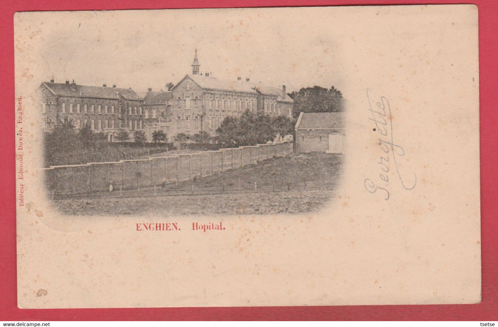 Enghien - Hôpital - 1900 ( Voir Verso ) - Edingen