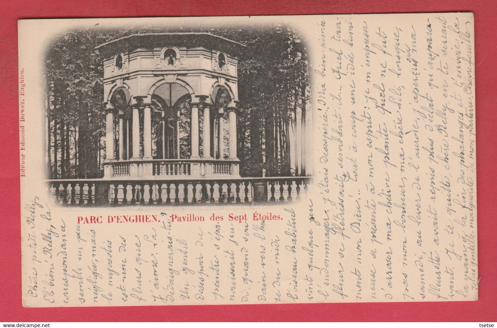 Enghien - Parc - Pavillon Des Sept Etoiles - 1899 ( Voir Verso ) - Enghien - Edingen