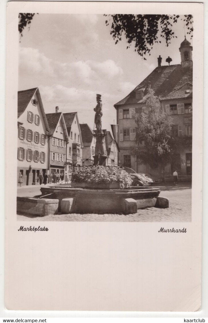 Marktplatz Murrhardt - (Deutschland) - 1960 - Waiblingen