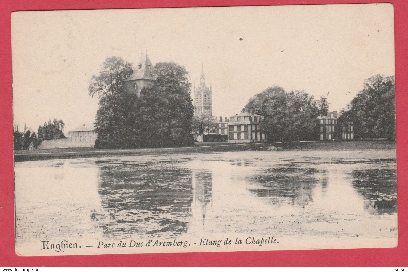 Enghien - Parc Du Duc D'Aremberg - Etang De La Chapelle -1907 ( Voir Verso ) - Edingen