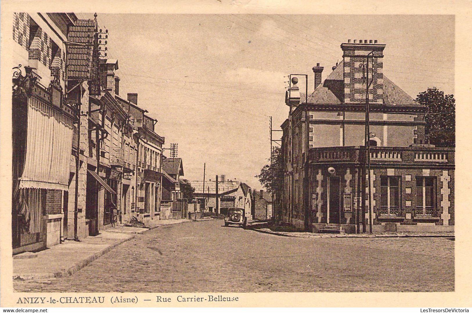 FRANCE - 02 - ANIZY LE CHATEAU - Rue Carrier Belleuse - Carte Postale Ancienne - Sonstige & Ohne Zuordnung