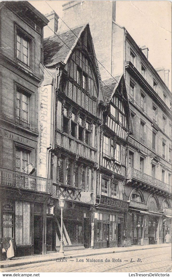 FRANCE - 14 - CAEN - Les Maisons De Bois - LD - Carte Postale Ancienne - Caen