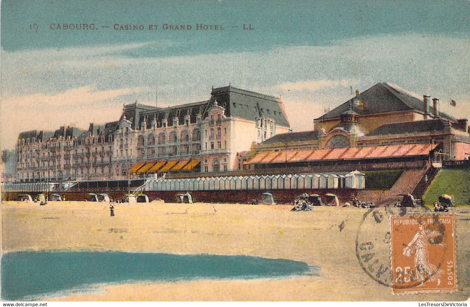 FRANCE - 14 - CABOURG - Casino Et Grand Hôtel - LL - Carte Postale Ancienne - Cabourg