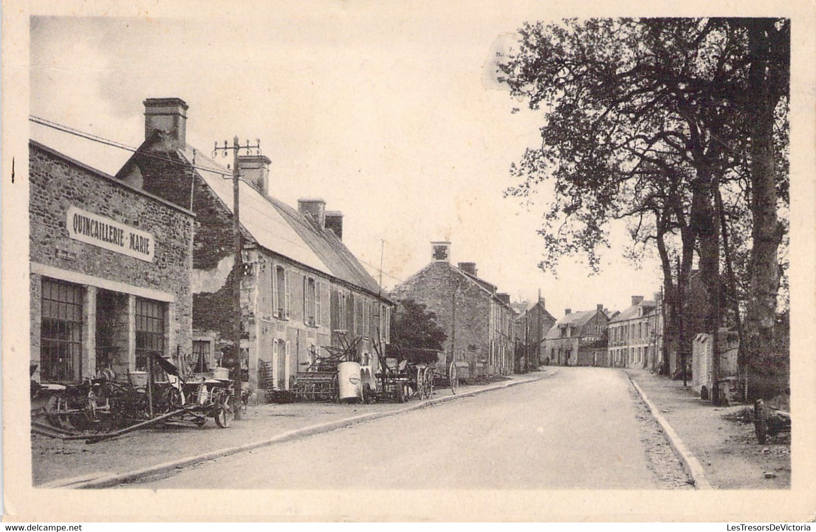 FRANCE - 14 - VILLERS BOCAGE - Route De Caen - Carte Postale Ancienne - Autres & Non Classés