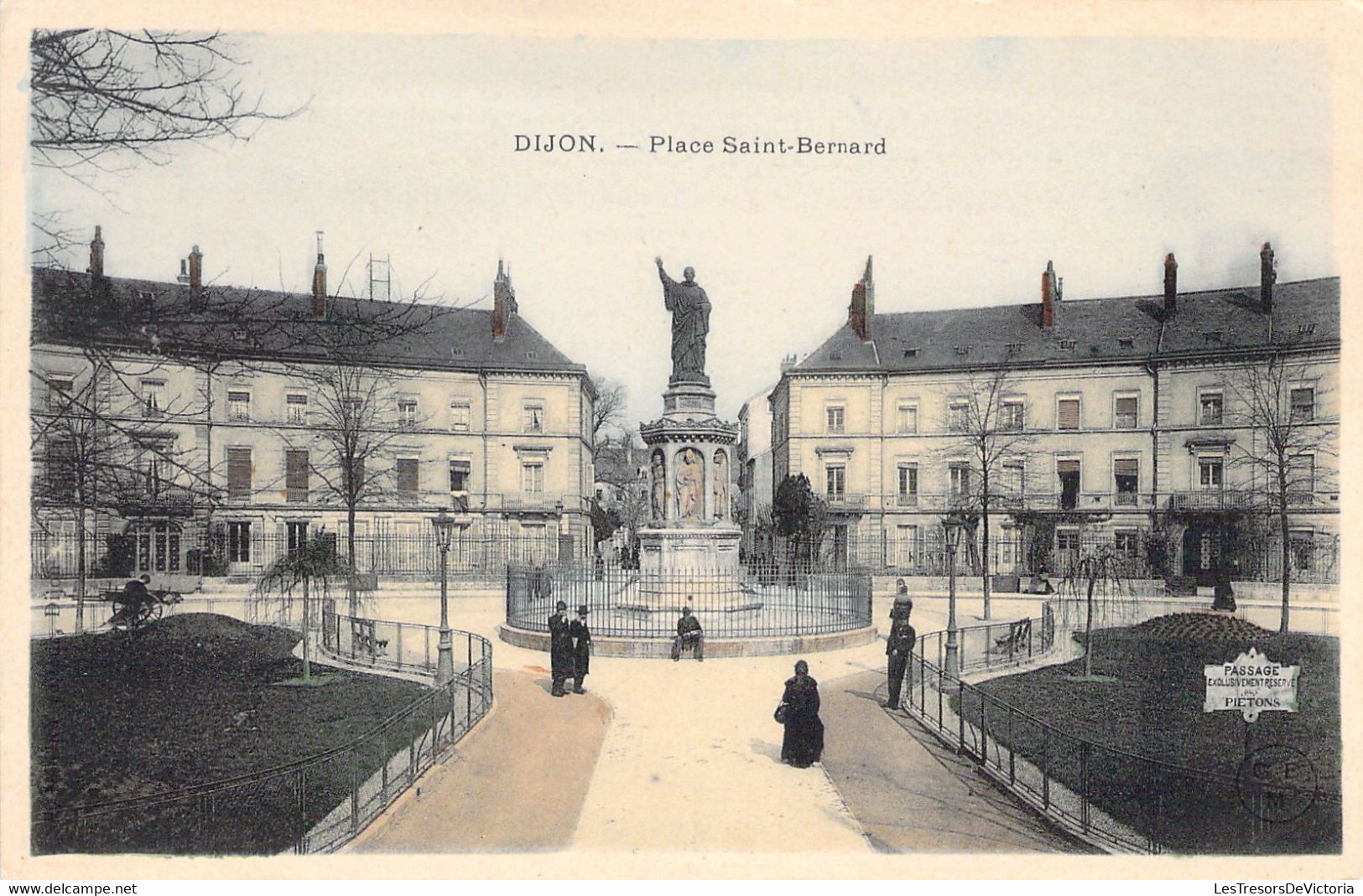 FRANCE - 21 - DIJON - Place Saint Bernard - Colorisée - Carte Postale Ancienne - Dijon