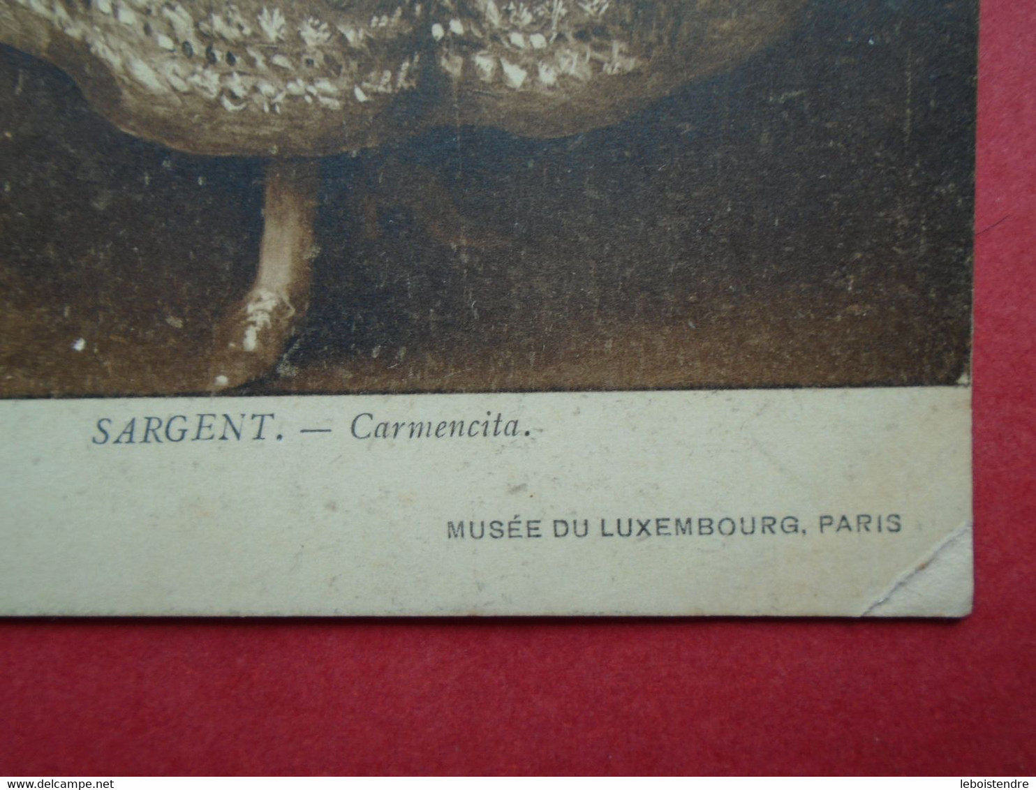 CPA  SARGENT  CARMENCITA  MUSEE DU LUXEMBOURG PARIS      VOYAGEE - Musées