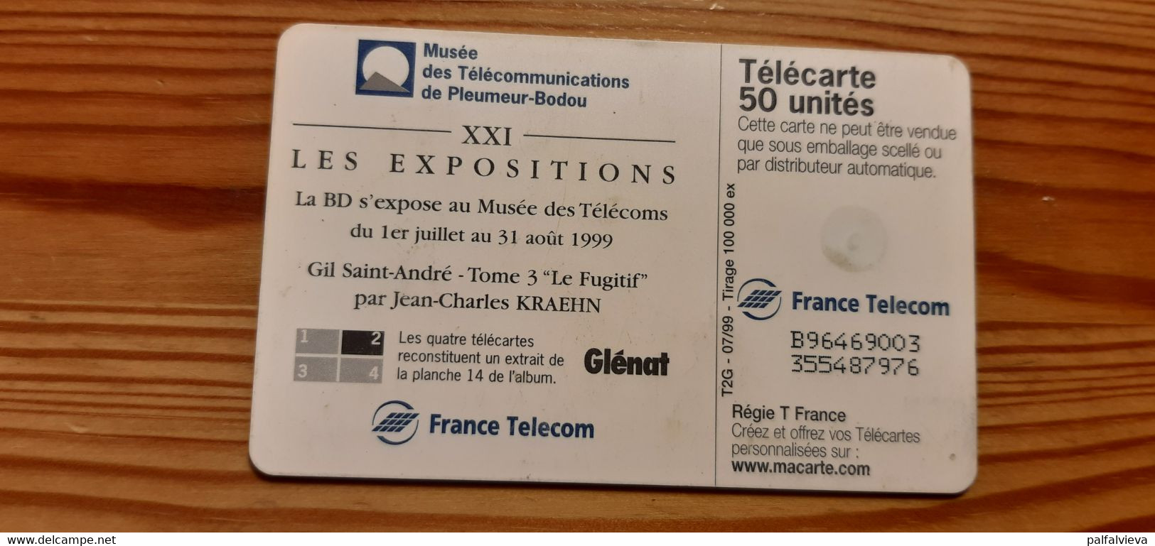 Phonecard France - Les Expositions - 1999