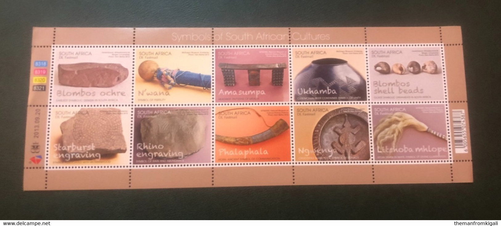 South Africa 2013 - Symbols Of South African Cultures - Unused Stamps