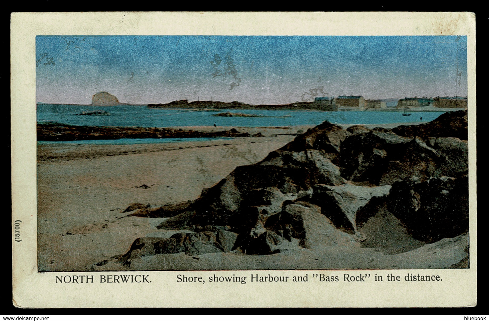 Ref 1599 - Unusual 1909 Postcard - North Berwick Shore & Harbour - Northumberlnd - Other & Unclassified