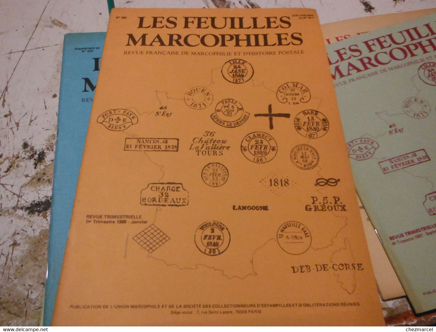 19 Numeros Du 240 Au 255 +supplements Des Feuilles Marcophiles (en Cas De Lot Voir Les Dernieres Photos) - Stempel