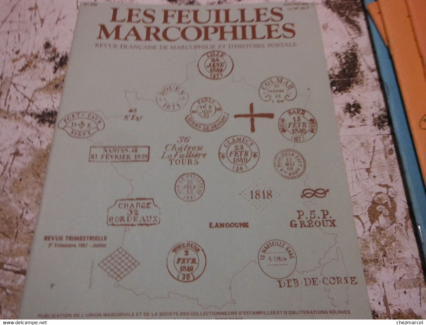 19 numeros du 240 au 255 +supplements des feuilles marcophiles (en cas de lot voir les dernieres photos)