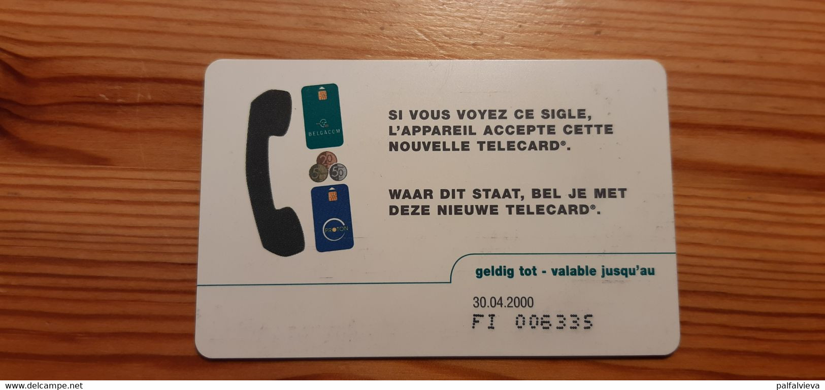 Phonecard Belgium - 1000 BEF, Exp: 30.04.2000. - Con Chip