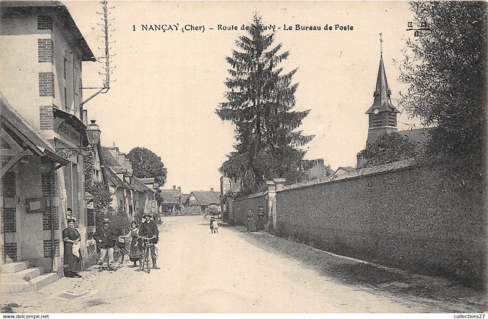 18-NANCAY- ROUTE DE NEUVY LE BUREAU DE POSTE - Nançay