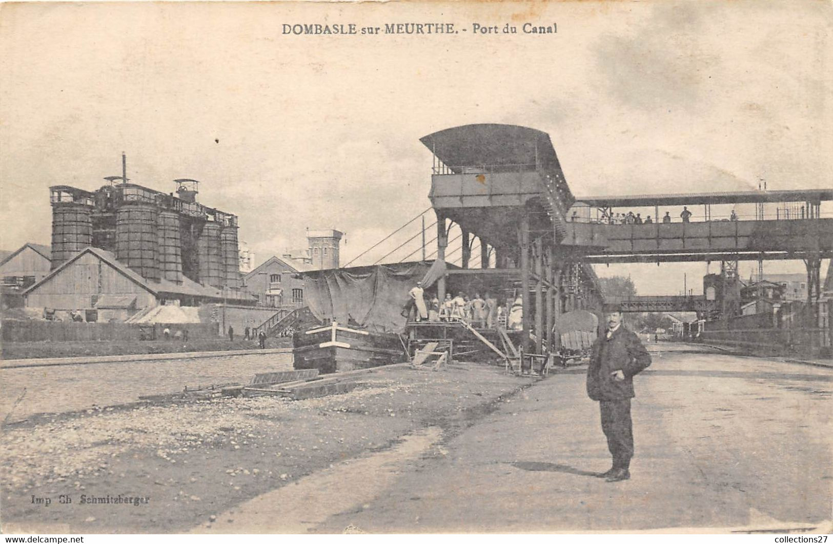 54-DOMBASLE-SUR-MEURTHE- PORT DU CANAL - Autres & Non Classés