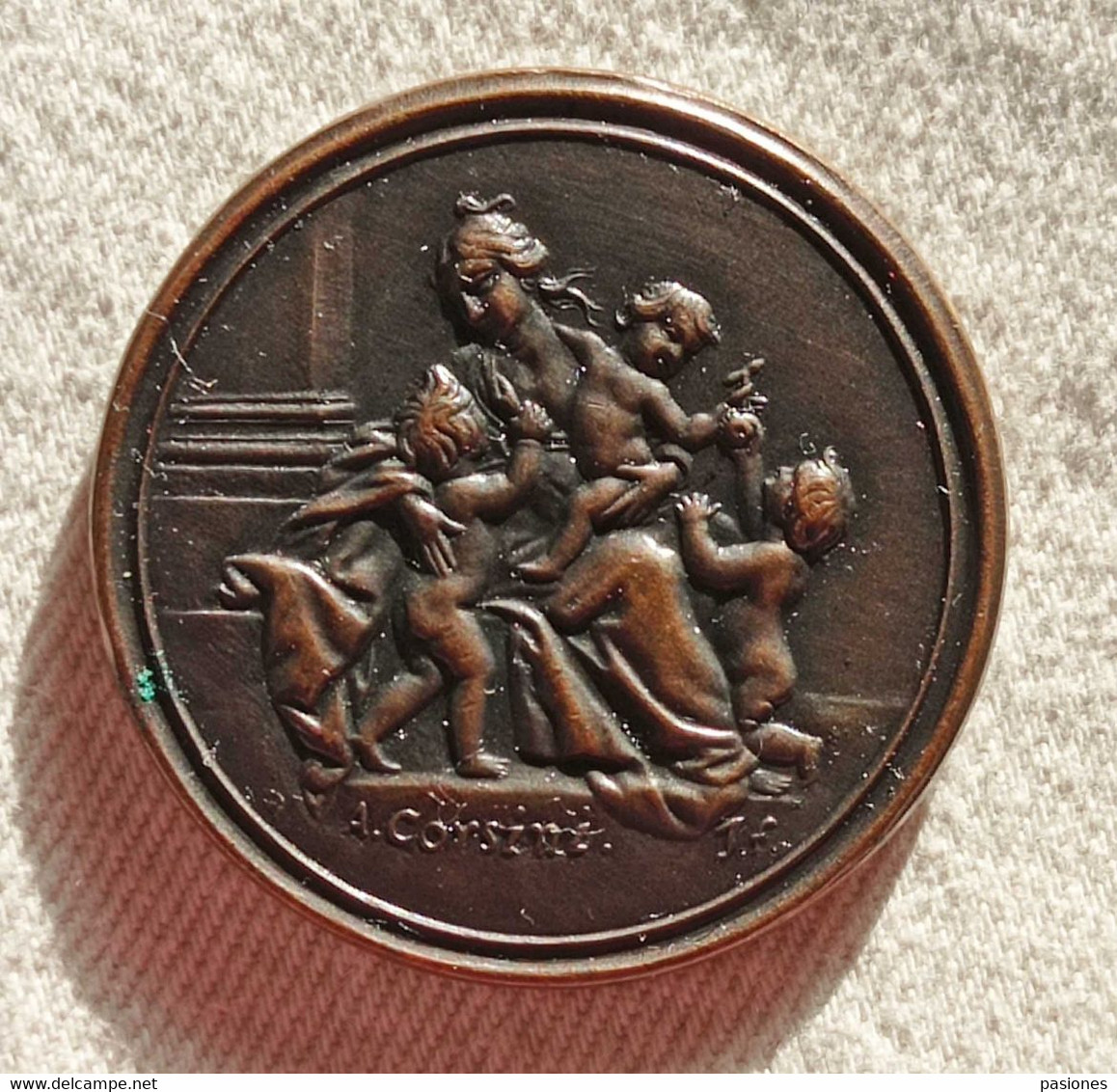 Bologna - Medaglia Riproduzione Realizzata Nel 1973 Per Il 250° Anniversario Di Fondazione Del Monte Di Pietà - Professionnels/De Société