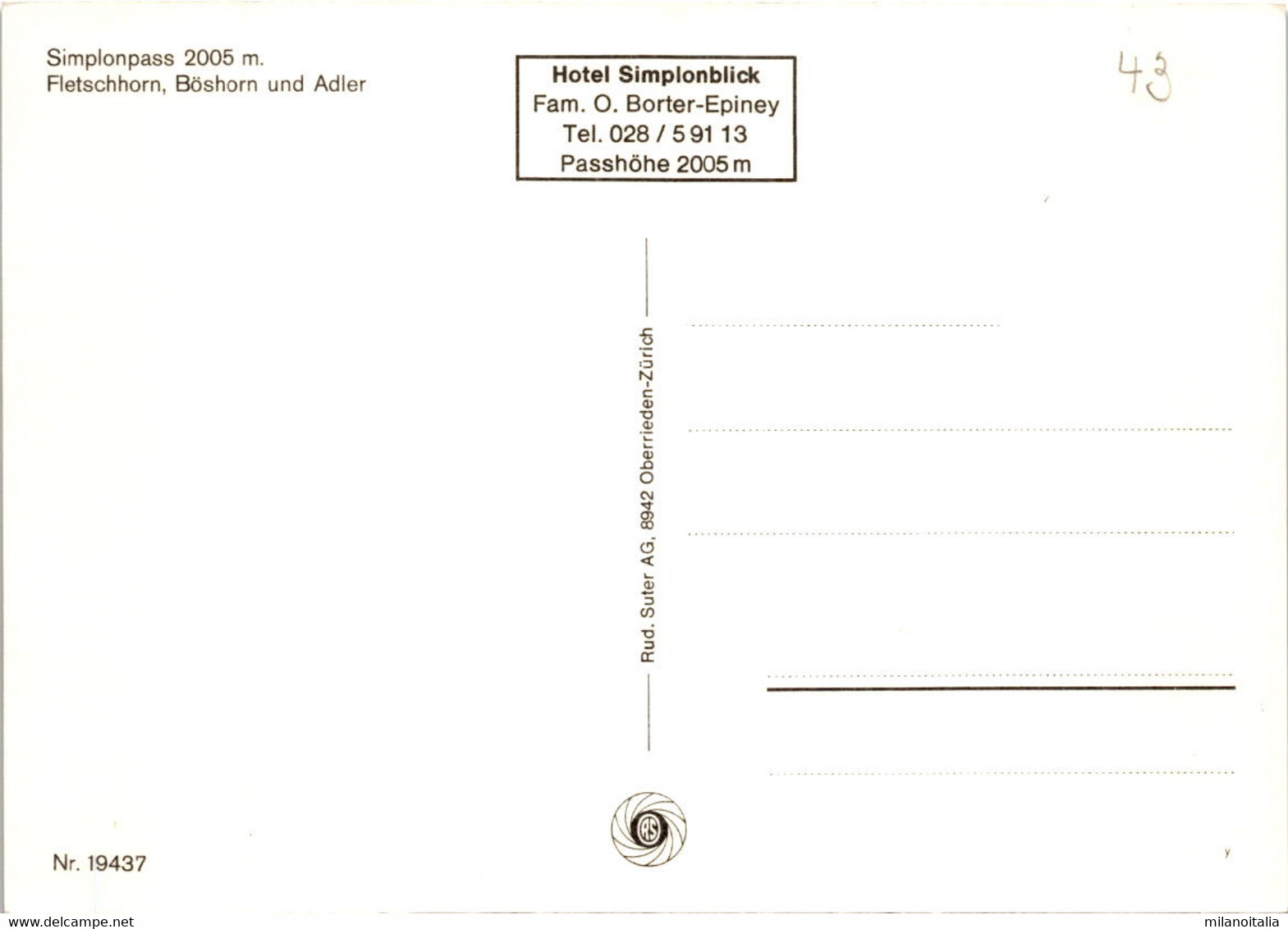 Simplonpass (19437) - Simplon